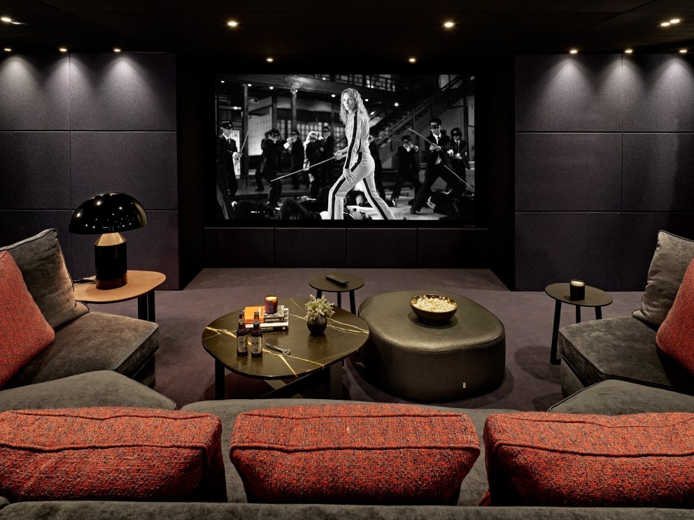 House In The Trees | Cinema Room | Interior Designers